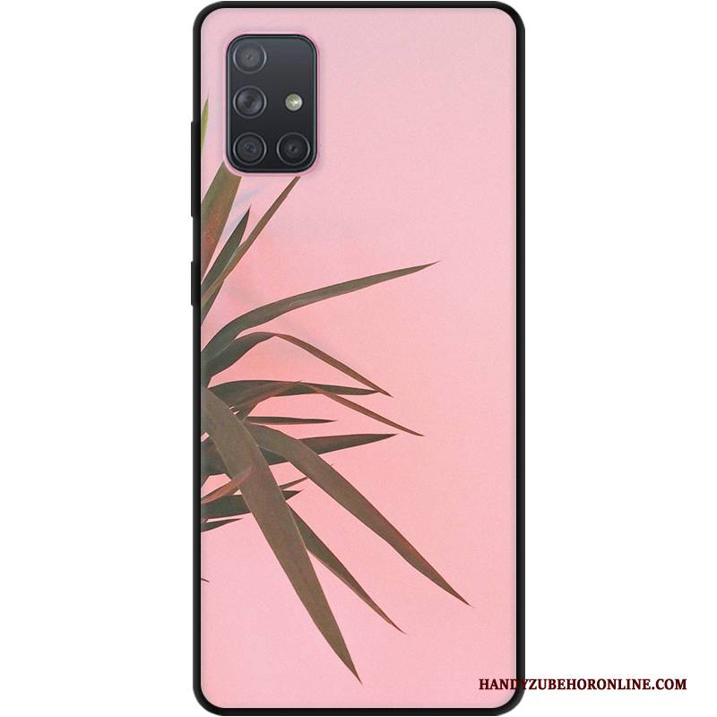 Hülle Samsung Galaxy A71 Taschen Persönlichkeit Grün, Case Samsung Galaxy A71 Weiche Angepasst Handyhüllen