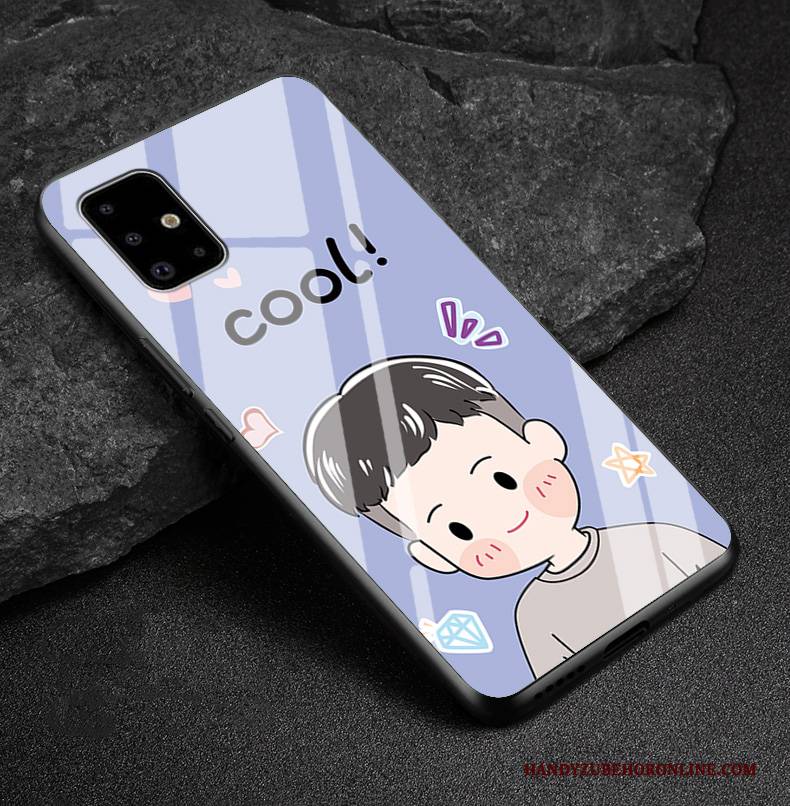 Hülle Samsung Galaxy A71 Weiche Angepasst Grün, Case Samsung Galaxy A71 Karikatur Persönlichkeit Handyhüllen