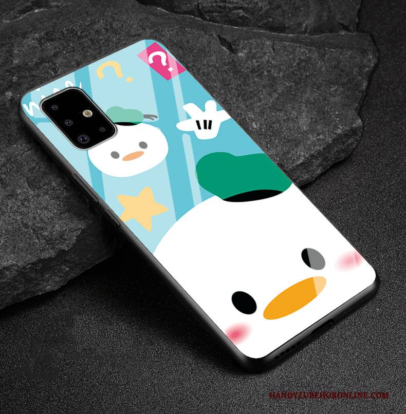 Hülle Samsung Galaxy A71 Weiche Angepasst Grün, Case Samsung Galaxy A71 Karikatur Persönlichkeit Handyhüllen