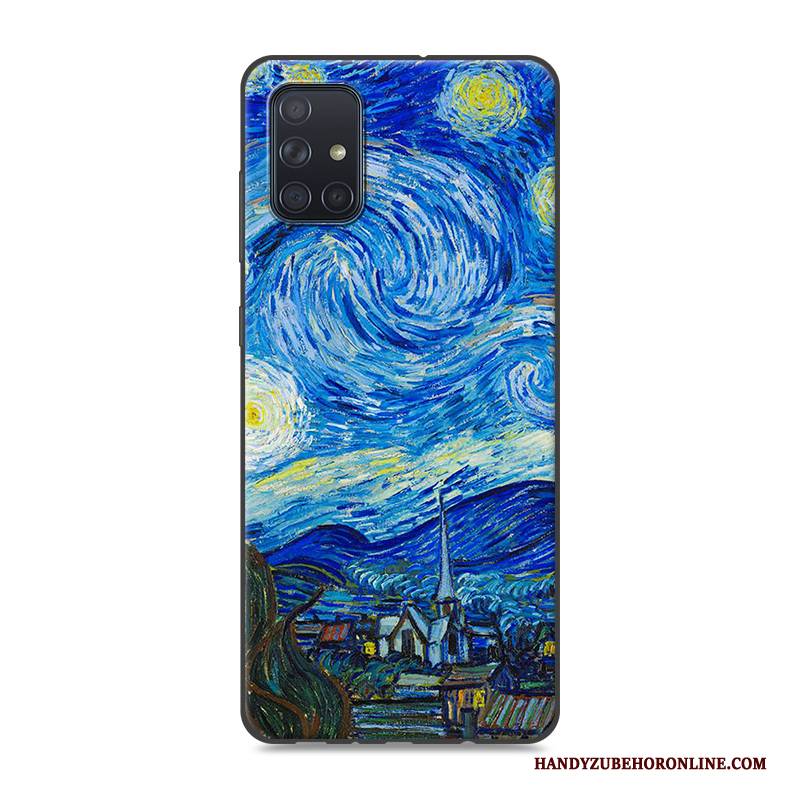 Hülle Samsung Galaxy A71 Weiche Landschaft Handyhüllen, Case Samsung Galaxy A71 Farbe