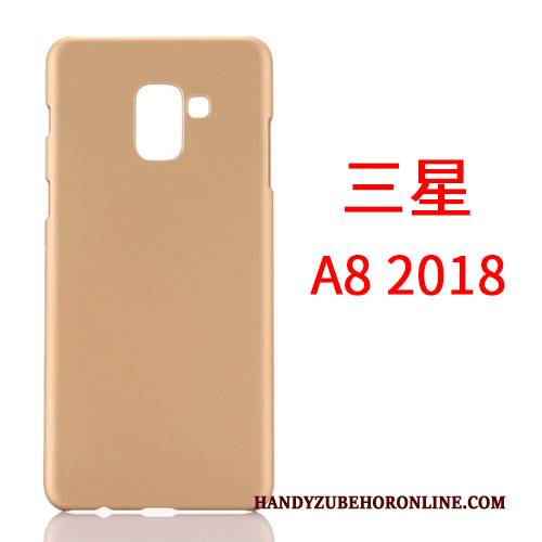 Hülle Samsung Galaxy A8 2018 Handyhüllen Nubuck, Case Samsung Galaxy A8 2018 Schlank Business