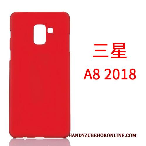 Hülle Samsung Galaxy A8 2018 Handyhüllen Nubuck, Case Samsung Galaxy A8 2018 Schlank Business