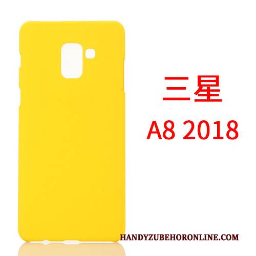 Hülle Samsung Galaxy A8 2018 Handyhüllen Nubuck, Case Samsung Galaxy A8 2018 Schlank Business