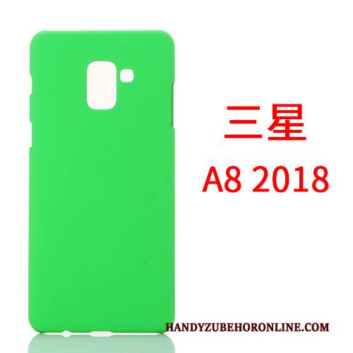 Hülle Samsung Galaxy A8 2018 Handyhüllen Nubuck, Case Samsung Galaxy A8 2018 Schlank Business