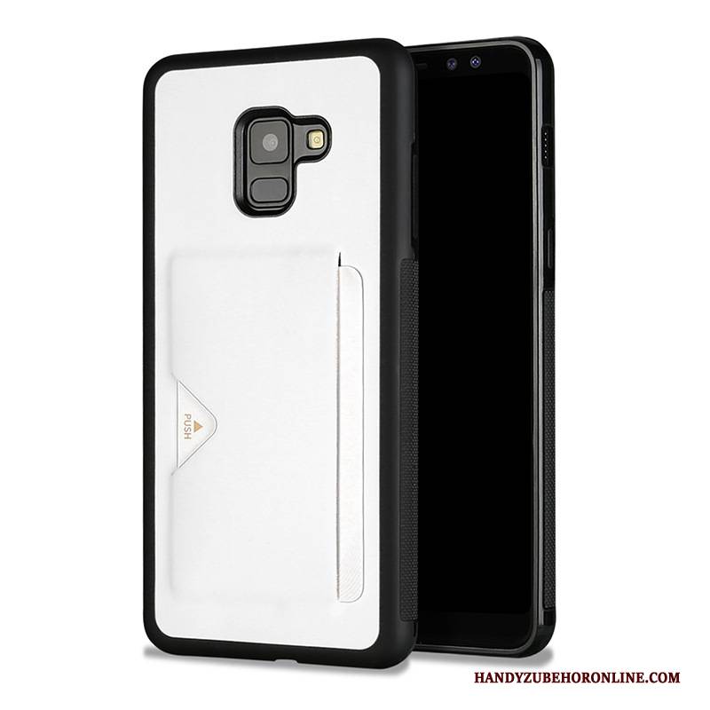 Hülle Samsung Galaxy A8 2018 Rot Handyhüllen, Case Samsung Galaxy A8 2018 Karte