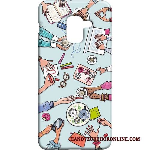 Hülle Samsung Galaxy A8 2018 Schutz Handyhüllen Frisch, Case Samsung Galaxy A8 2018 Wind Rosa