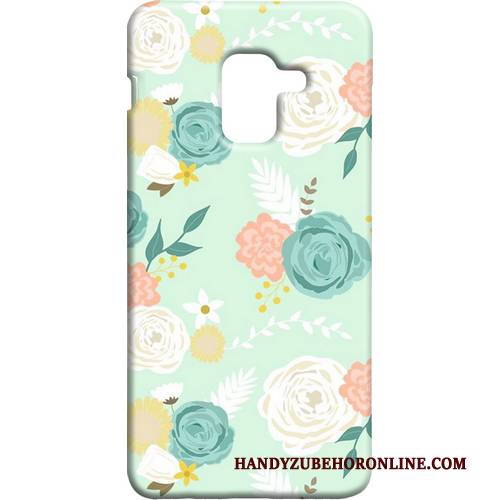 Hülle Samsung Galaxy A8 2018 Schutz Handyhüllen Frisch, Case Samsung Galaxy A8 2018 Wind Rosa