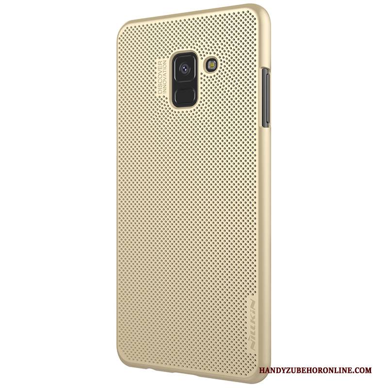 Hülle Samsung Galaxy A8 2018 Schutz Schlank Handyhüllen, Case Samsung Galaxy A8 2018 Gold