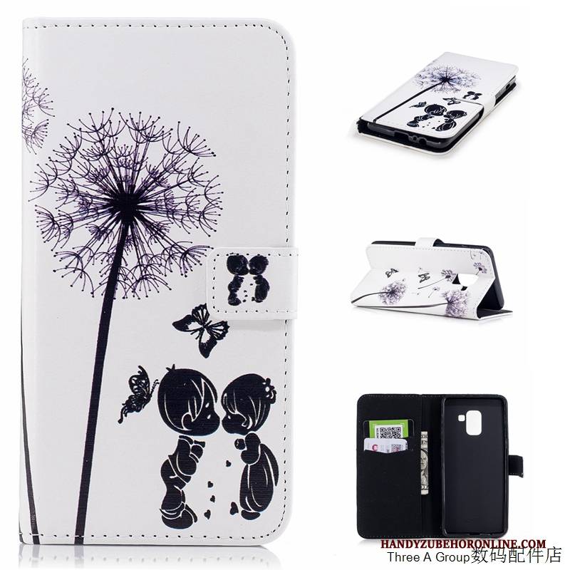 Hülle Samsung Galaxy A8 2018 Taschen Anti-sturz Handyhüllen, Case Samsung Galaxy A8 2018 Weiche