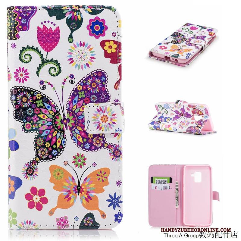 Hülle Samsung Galaxy A8 2018 Taschen Anti-sturz Handyhüllen, Case Samsung Galaxy A8 2018 Weiche