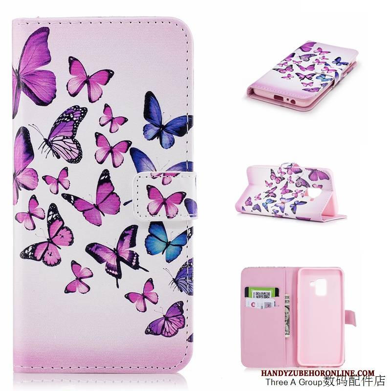 Hülle Samsung Galaxy A8 2018 Taschen Anti-sturz Handyhüllen, Case Samsung Galaxy A8 2018 Weiche