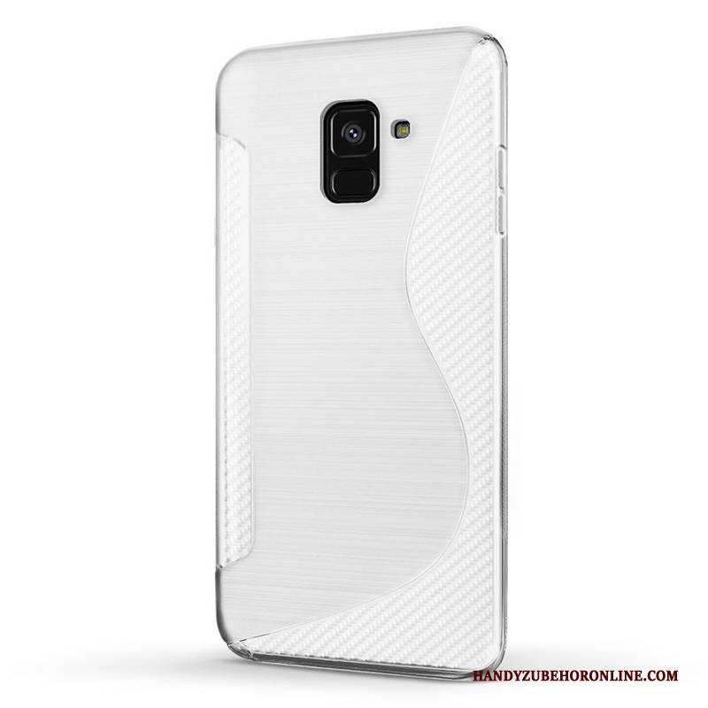 Hülle Samsung Galaxy A8 2018 Weiche Handyhüllen Lila, Case Samsung Galaxy A8 2018 Schutz