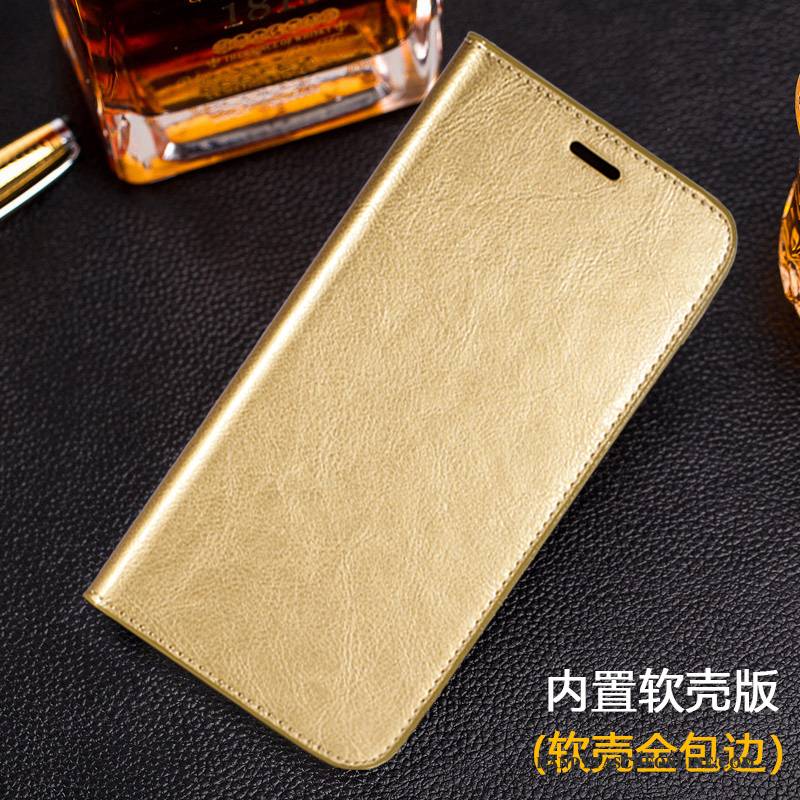 Hülle Samsung Galaxy A8 Folio Handyhüllen Gold, Case Samsung Galaxy A8 Silikon Anti-sturz