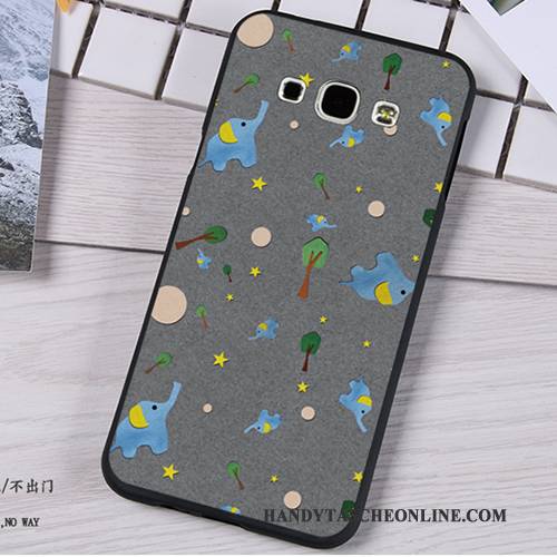 Hülle Samsung Galaxy A8 Gemalt Anti-sturz Nubuck, Case Samsung Galaxy A8 Weiche Persönlichkeit Grün