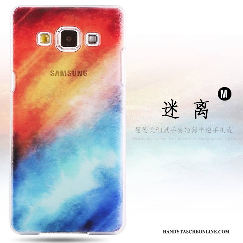 Hülle Samsung Galaxy A8 Gemalt Handyhüllen Schwer, Case Samsung Galaxy A8 Schutz Grün Anti-sturz