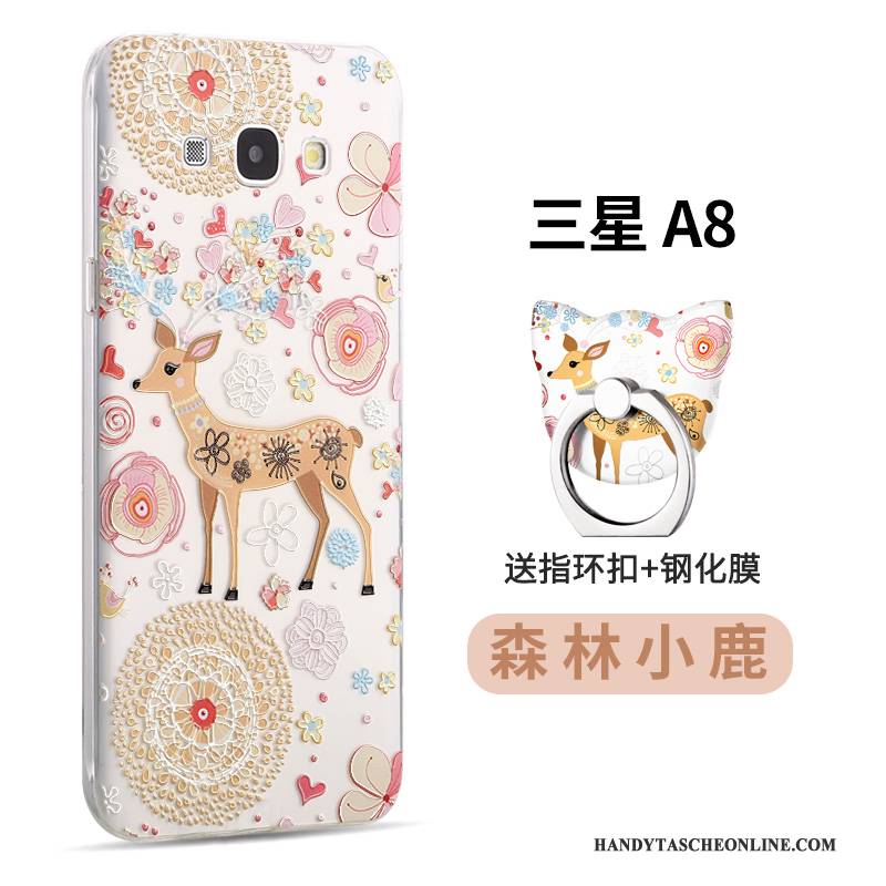 Hülle Samsung Galaxy A8 Kreativ Anti-sturz Trend, Case Samsung Galaxy A8 Karikatur Persönlichkeit Handyhüllen