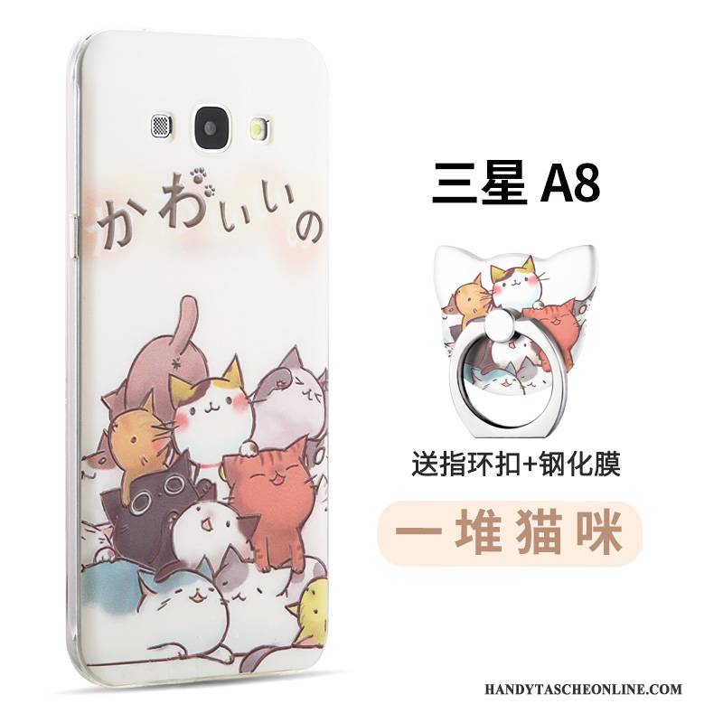 Hülle Samsung Galaxy A8 Kreativ Anti-sturz Trend, Case Samsung Galaxy A8 Karikatur Persönlichkeit Handyhüllen