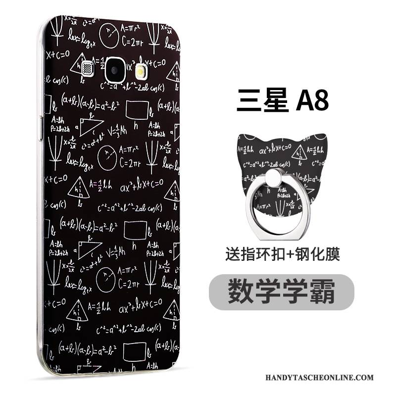 Hülle Samsung Galaxy A8 Kreativ Anti-sturz Trend, Case Samsung Galaxy A8 Karikatur Persönlichkeit Handyhüllen