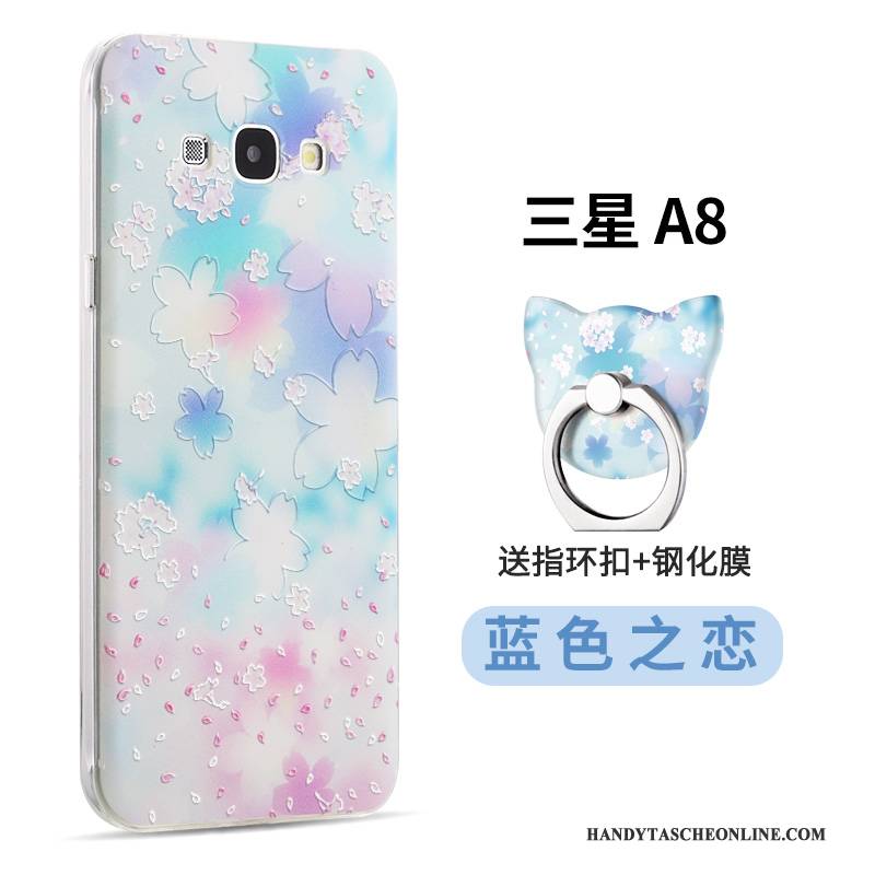 Hülle Samsung Galaxy A8 Kreativ Anti-sturz Trend, Case Samsung Galaxy A8 Karikatur Persönlichkeit Handyhüllen