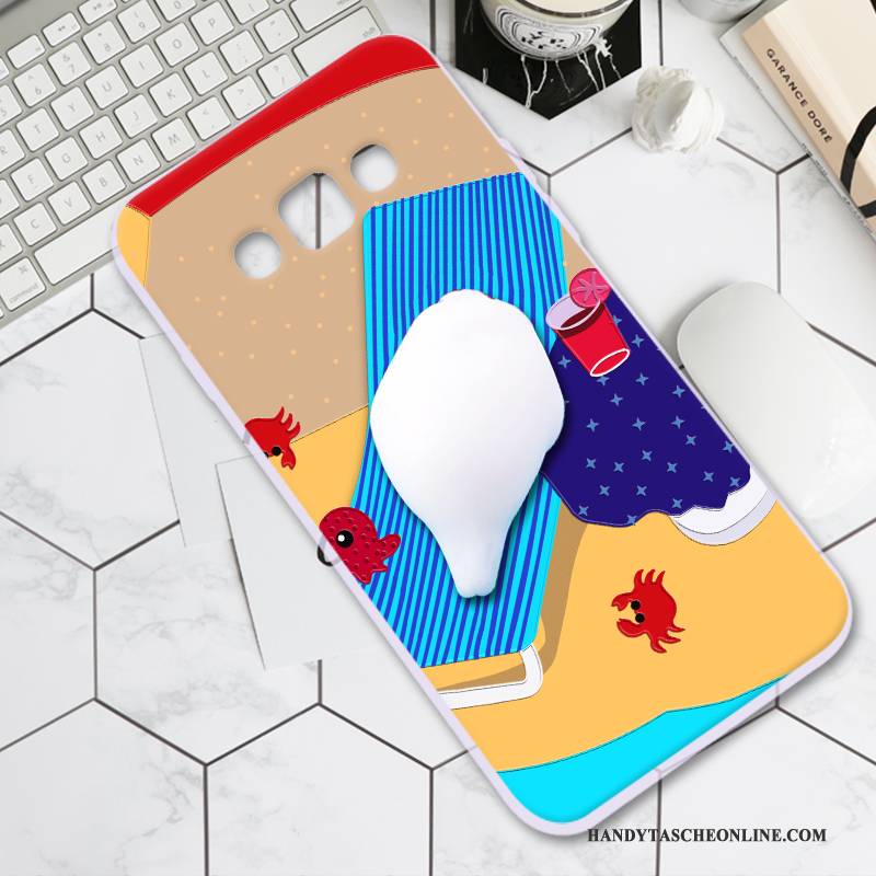 Hülle Samsung Galaxy A8 Kreativ Dekompression Persönlichkeit, Case Samsung Galaxy A8 Taschen Dreidimensional Handyhüllen