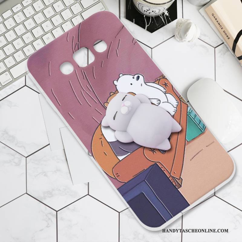 Hülle Samsung Galaxy A8 Kreativ Dekompression Persönlichkeit, Case Samsung Galaxy A8 Taschen Dreidimensional Handyhüllen