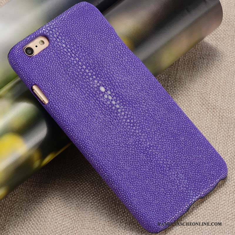 Hülle Samsung Galaxy A8 Lederhülle Business Lila, Case Samsung Galaxy A8 Leder Perlen Hintere Abdeckung