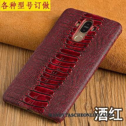 Hülle Samsung Galaxy A8+ Lederhülle Handyhüllen Schwer, Case Samsung Galaxy A8+ Schutz Lichtfarbe Persönlichkeit