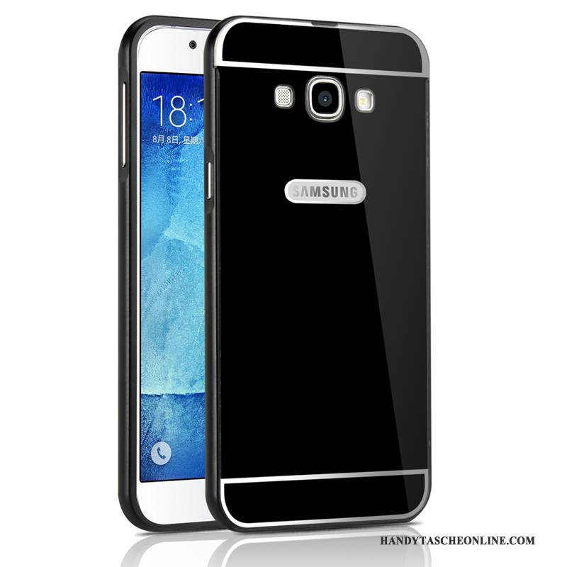 Hülle Samsung Galaxy A8 Metall Silber Grenze, Case Samsung Galaxy A8 Anti-sturz Handyhüllen