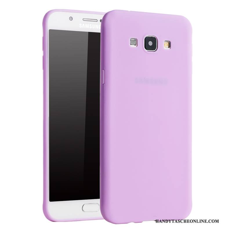 Hülle Samsung Galaxy A8 Schutz Grün Grenze, Case Samsung Galaxy A8 Weiche Schlank Handyhüllen