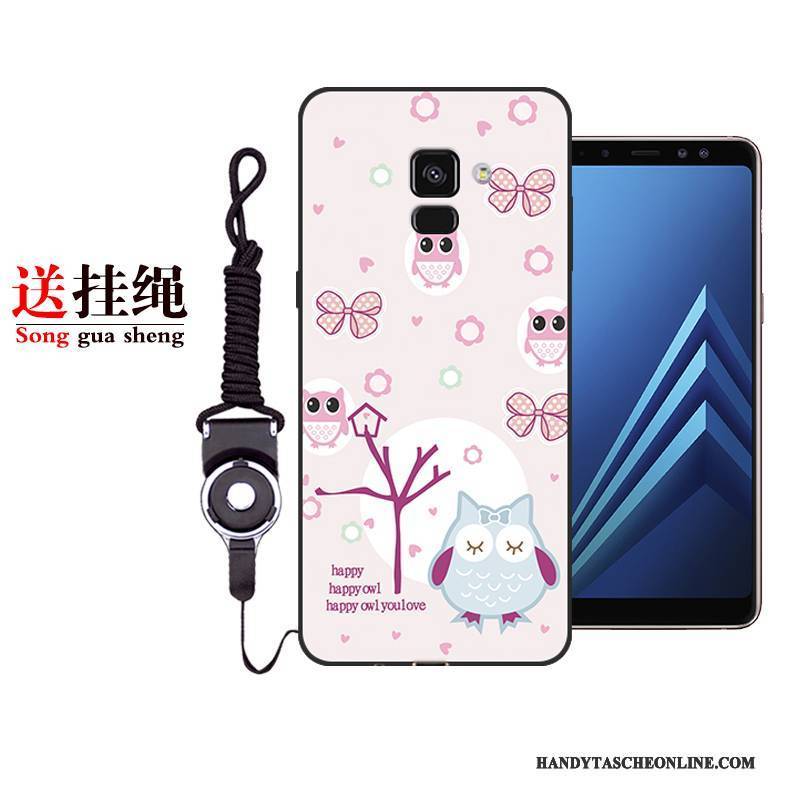 Hülle Samsung Galaxy A8+ Schutz Lila Anti-sturz, Case Samsung Galaxy A8+ Weiche