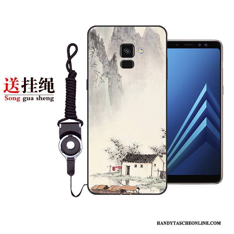 Hülle Samsung Galaxy A8+ Schutz Lila Anti-sturz, Case Samsung Galaxy A8+ Weiche