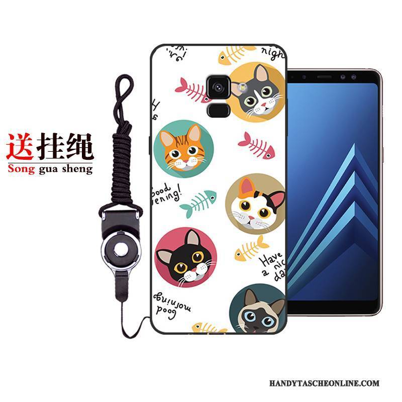 Hülle Samsung Galaxy A8+ Schutz Lila Anti-sturz, Case Samsung Galaxy A8+ Weiche