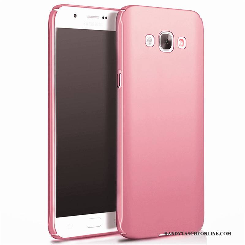 Hülle Samsung Galaxy A8 Schutz Rosa Schwer, Case Samsung Galaxy A8 Nubuck Handyhüllen