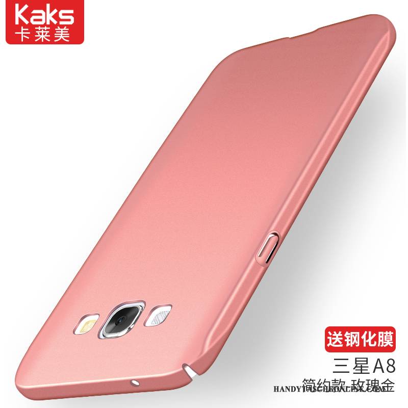 Hülle Samsung Galaxy A8 Silikon Handyhüllen Schwer, Case Samsung Galaxy A8 Farbe Nubuck Trend