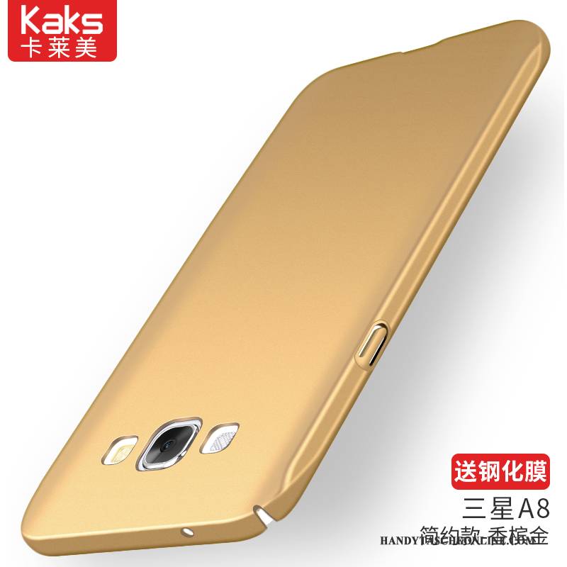 Hülle Samsung Galaxy A8 Silikon Handyhüllen Schwer, Case Samsung Galaxy A8 Farbe Nubuck Trend