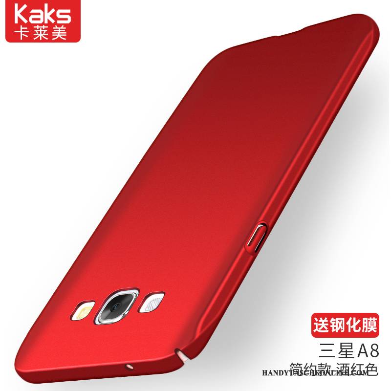 Hülle Samsung Galaxy A8 Silikon Handyhüllen Schwer, Case Samsung Galaxy A8 Farbe Nubuck Trend