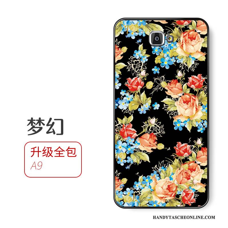 Hülle Samsung Galaxy A8+ Taschen Anti-sturz Lichtfarbe, Case Samsung Galaxy A8+ Schutz Grün Schlank