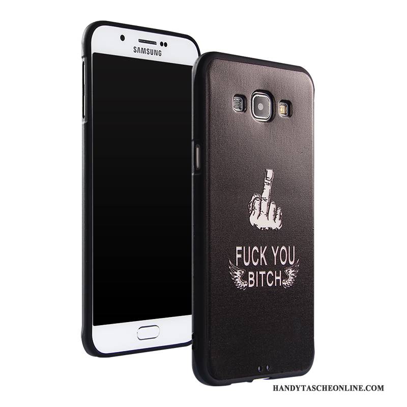 Hülle Samsung Galaxy A8 Weiche Anti-sturz Hängende Verzierungen, Case Samsung Galaxy A8 Karikatur Trend Handyhüllen