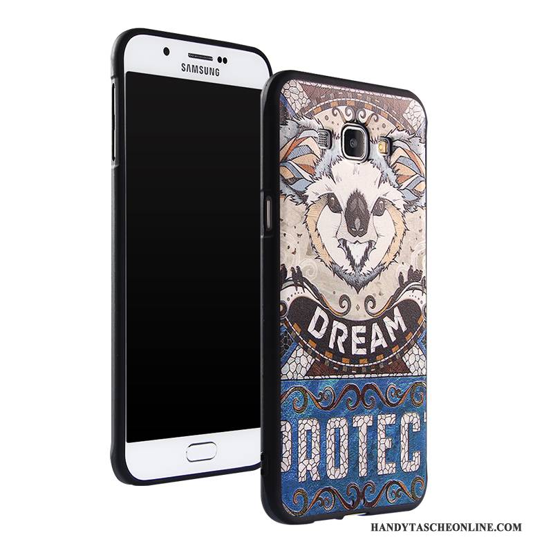 Hülle Samsung Galaxy A8 Weiche Anti-sturz Hängende Verzierungen, Case Samsung Galaxy A8 Karikatur Trend Handyhüllen