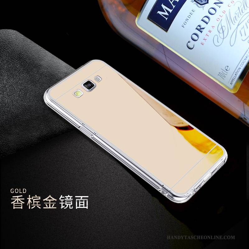 Hülle Samsung Galaxy A8 Weiche Nubuck Handyhüllen, Case Samsung Galaxy A8 Strass Schwer Transparent