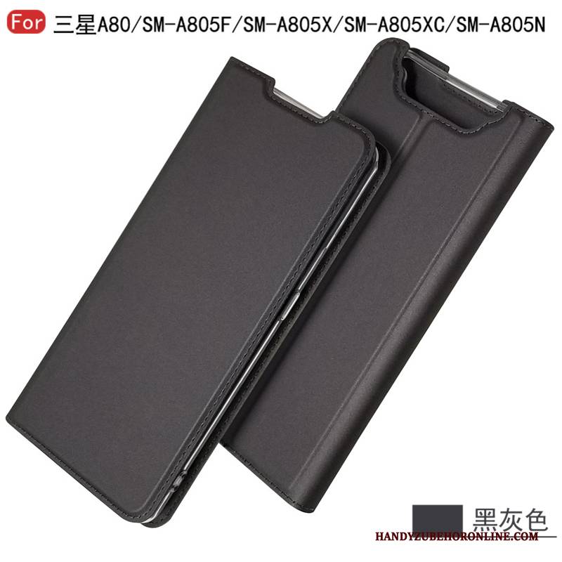 Hülle Samsung Galaxy A80 Folio Karte Magnetismus, Case Samsung Galaxy A80 Schutz Business Muster