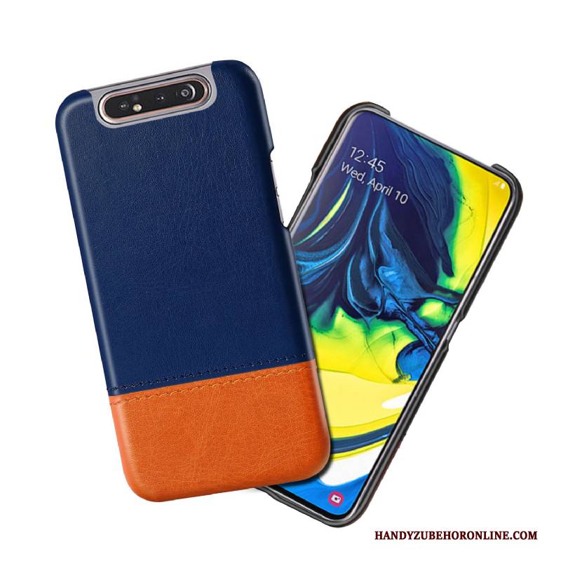 Hülle Samsung Galaxy A80 Lederhülle Persönlichkeit Handyhüllen, Case Samsung Galaxy A80 Schutz