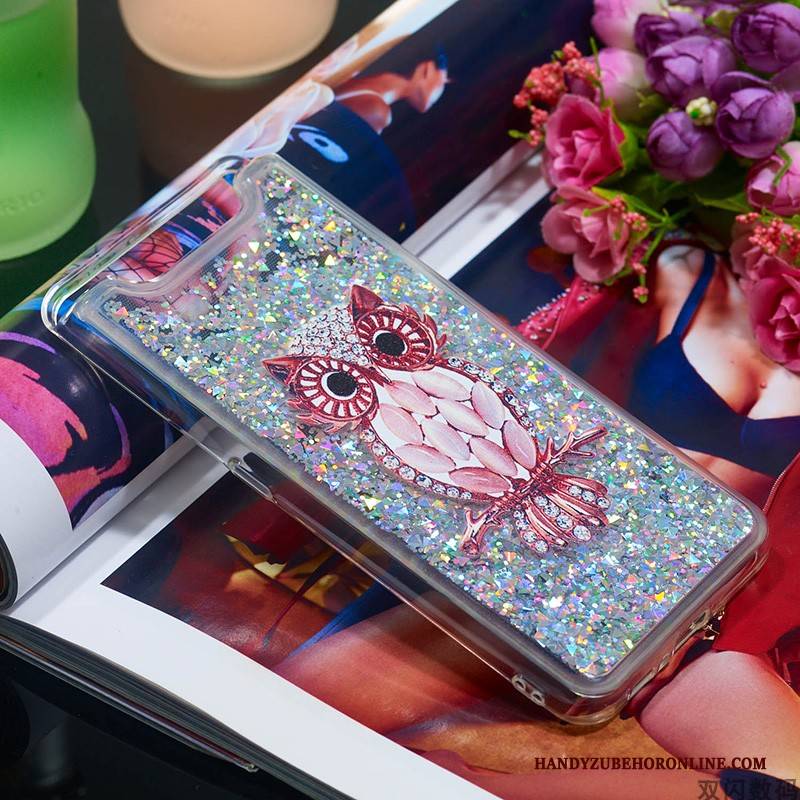 Hülle Samsung Galaxy A80 Mode Treibsand Lila, Case Samsung Galaxy A80 Taschen Handyhüllen Trend