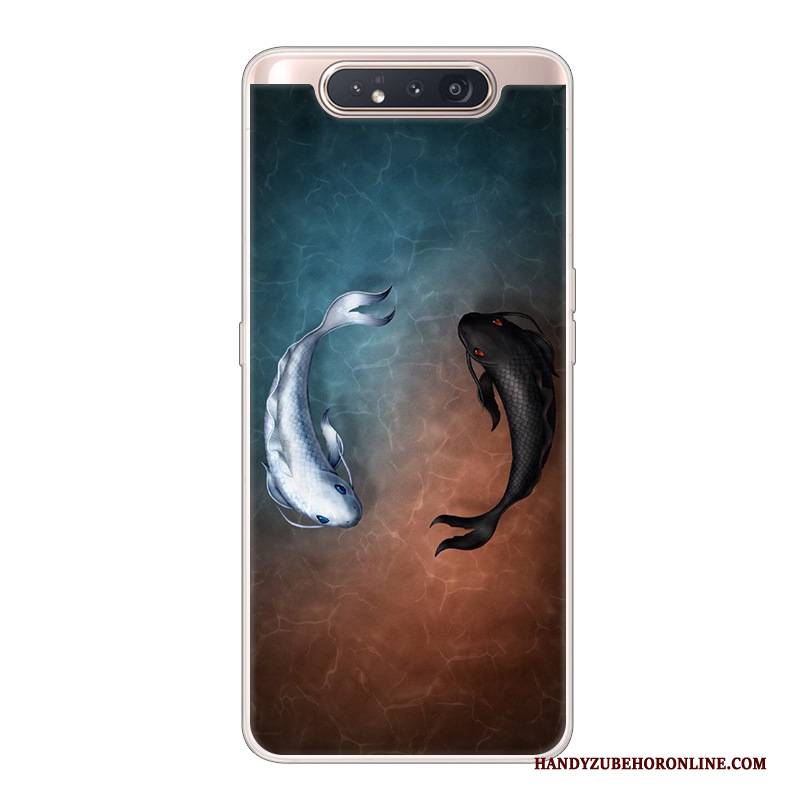 Hülle Samsung Galaxy A80 Schutz Trend Handyhüllen, Case Samsung Galaxy A80 Karikatur Anti-sturz Persönlichkeit