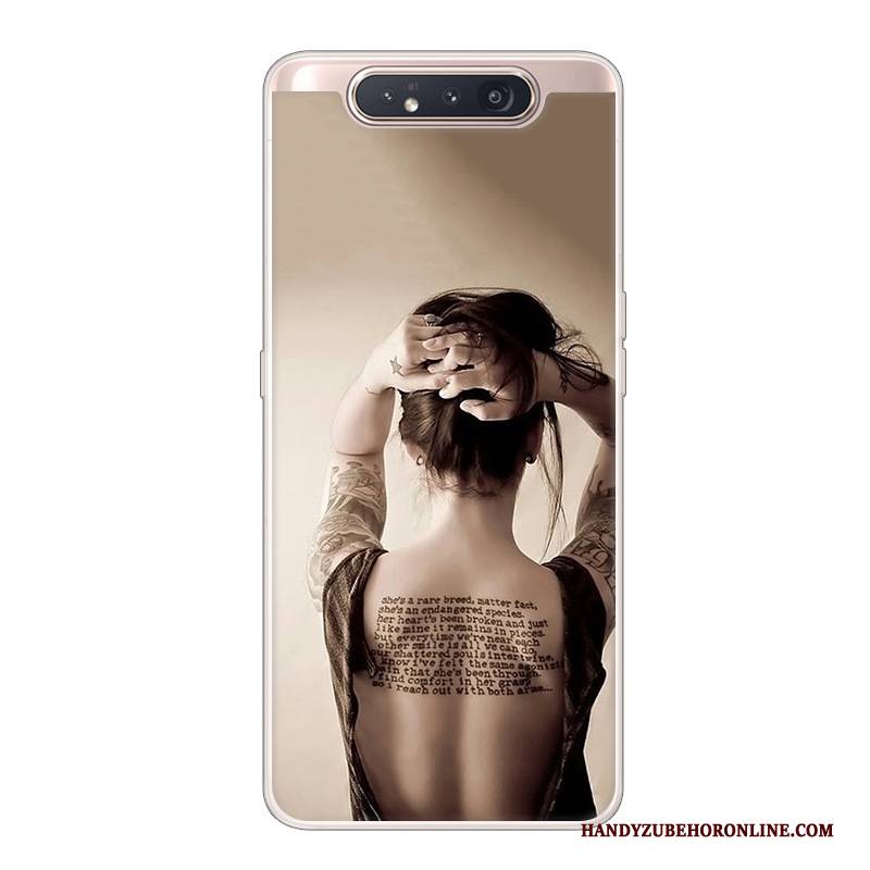 Hülle Samsung Galaxy A80 Schutz Trend Handyhüllen, Case Samsung Galaxy A80 Karikatur Anti-sturz Persönlichkeit