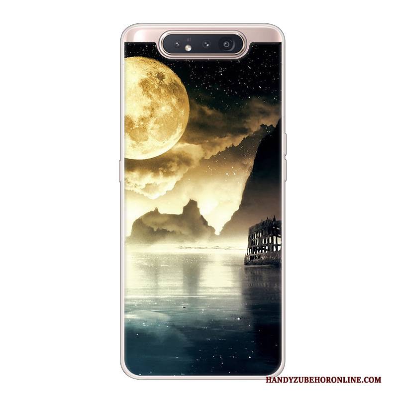 Hülle Samsung Galaxy A80 Schutz Trend Handyhüllen, Case Samsung Galaxy A80 Karikatur Anti-sturz Persönlichkeit