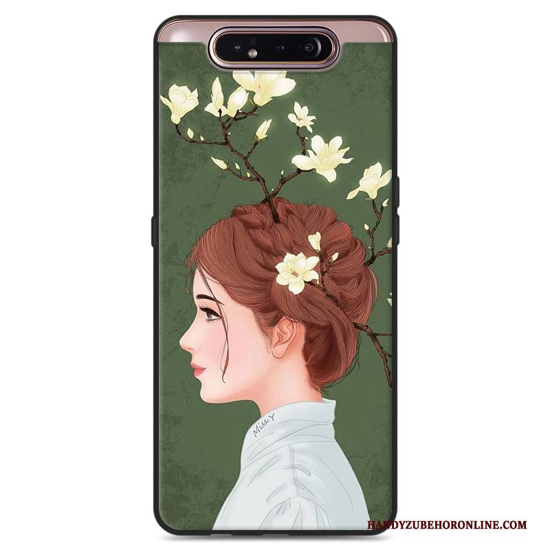 Hülle Samsung Galaxy A80 Silikon Handyhüllen Frisch, Case Samsung Galaxy A80 Wind Kunst