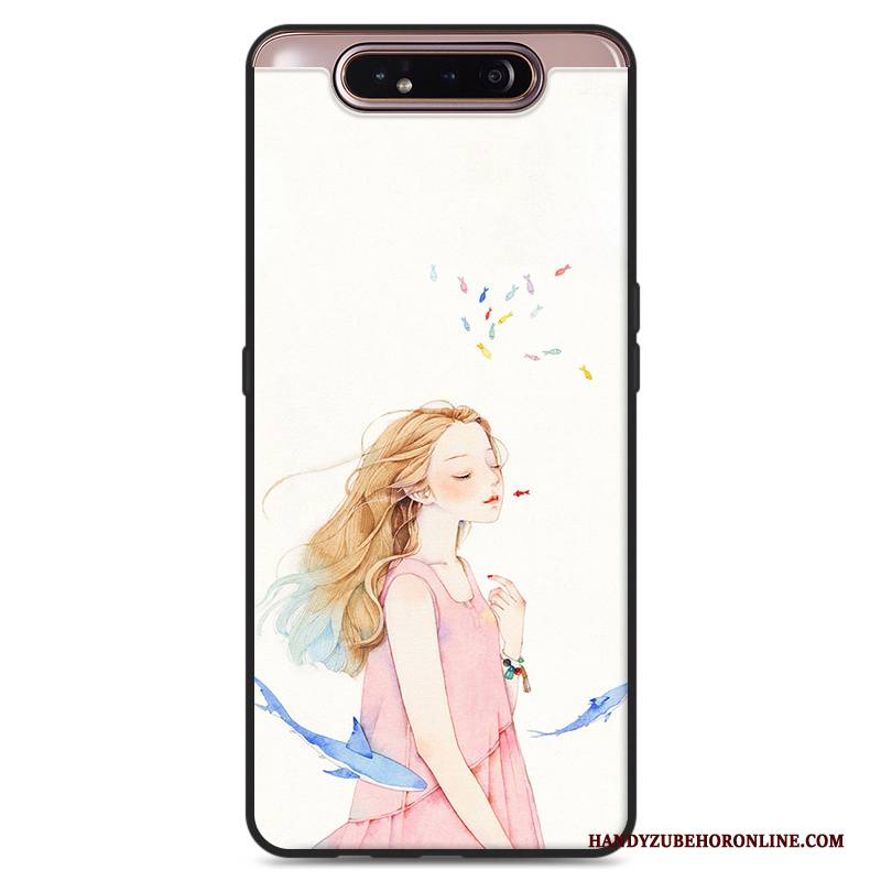 Hülle Samsung Galaxy A80 Silikon Handyhüllen Frisch, Case Samsung Galaxy A80 Wind Kunst