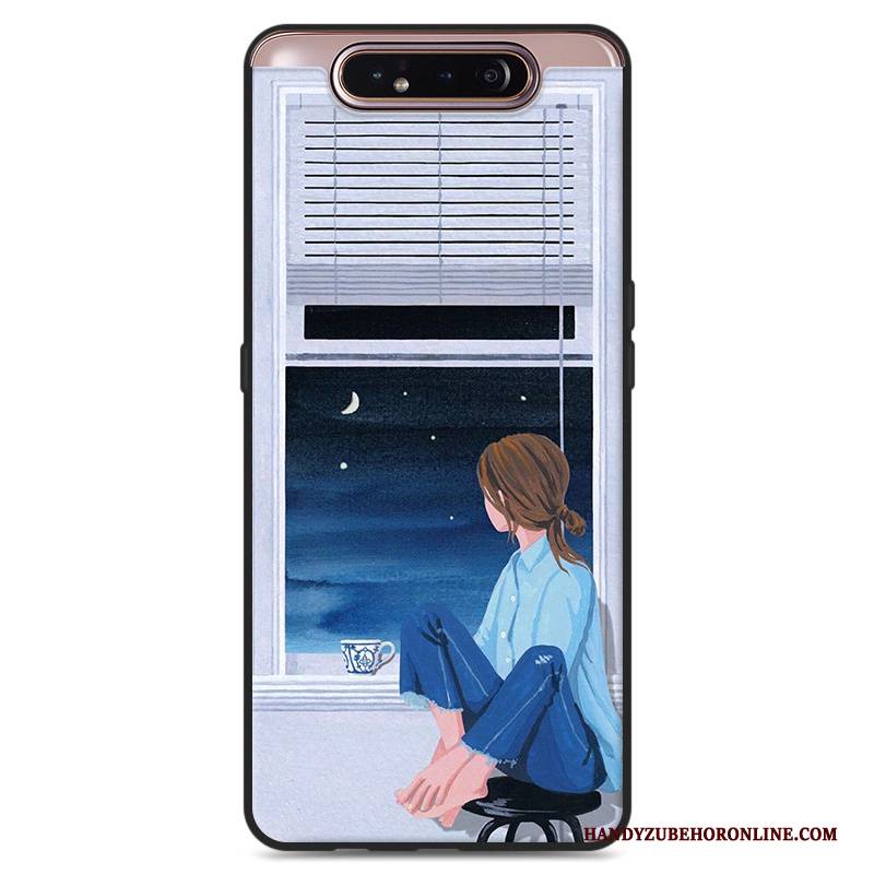 Hülle Samsung Galaxy A80 Silikon Handyhüllen Frisch, Case Samsung Galaxy A80 Wind Kunst