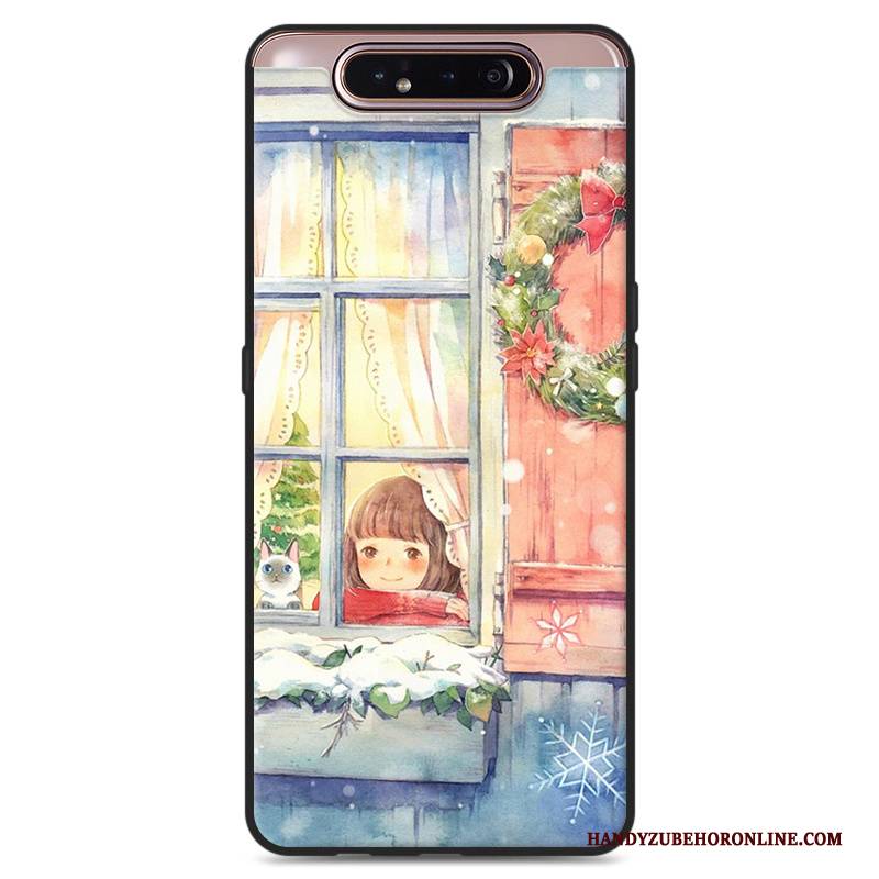 Hülle Samsung Galaxy A80 Silikon Handyhüllen Frisch, Case Samsung Galaxy A80 Wind Kunst